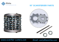 8 Tips TCT Carbide Flail Shaft Drum For VA25S Concrete Scarifier
