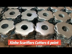 Tungsten Carbide Cutter Flails For Floor Planers Milling Machines Drum Setup