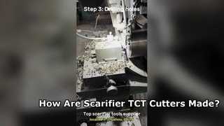 Pemotong Karbida TCT Scarifier Dibuat Agar Tahan Lama
